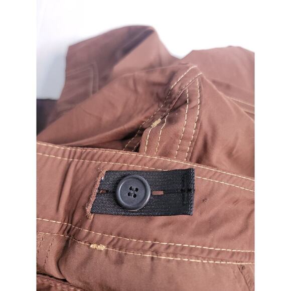 prAna Trinity Pant Sz Womens SZ M Wide Leg Chocolate Brown Gorpcore Outdoor NEW - Picture 9 of 14